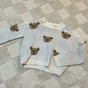 “no comment” Teddy bear sweater